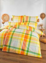 Seersucker s&auml;ngkl&auml;der fr&aring;n Florella TERRA-GUL