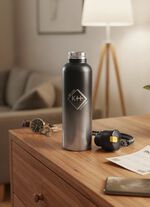 Vattenflaska med alarm 