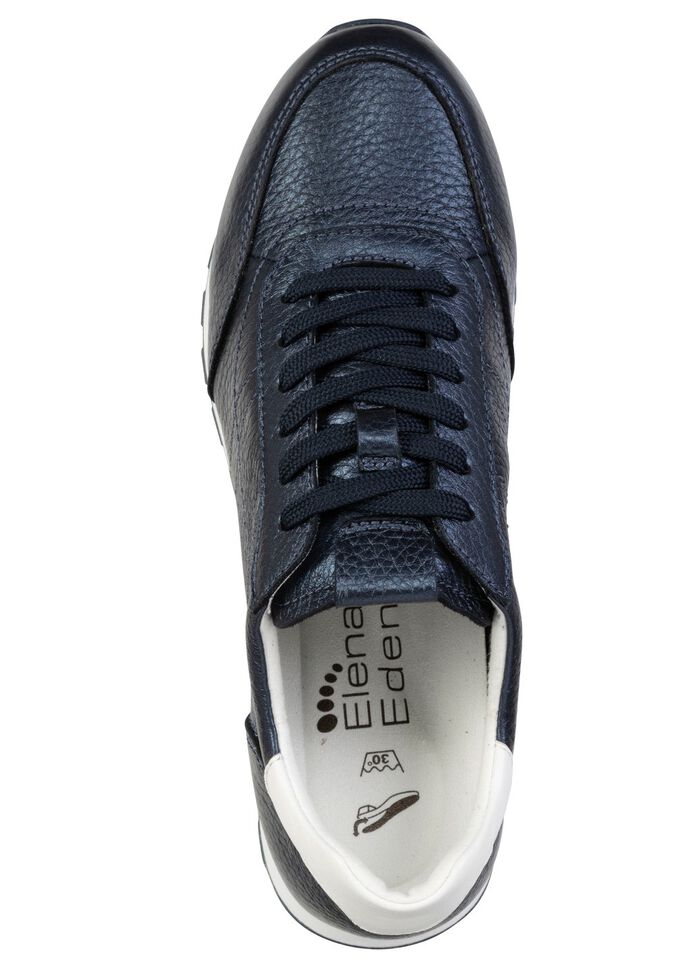 ELENA EDEN, bekv&auml;ma damsneakers, vidd G, med uttagbar fotb&auml;dd MARINE