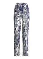 Byxor med uttrycksfullt m&ouml;nster 