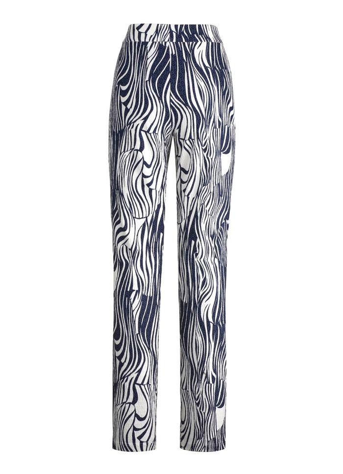 Byxor med uttrycksfullt m&ouml;nster 