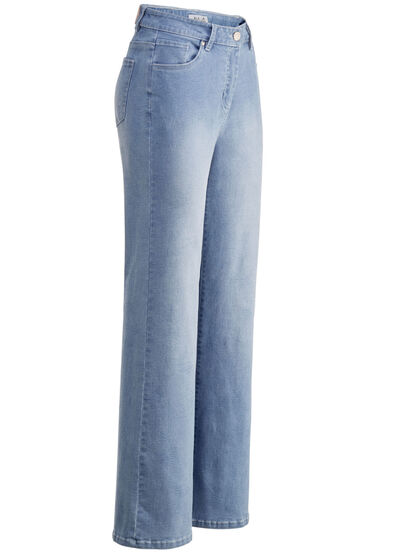 Jeans i den senaste fingeravtrycksdesignen 