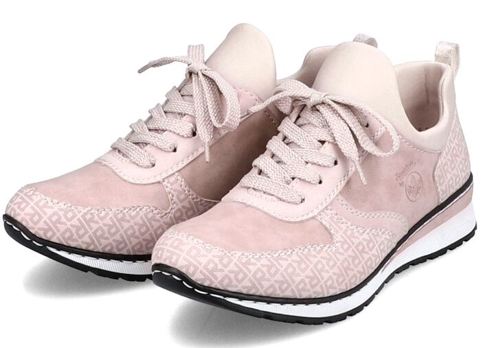 Rieker sneakers med dekorativ sn&ouml;rning 
