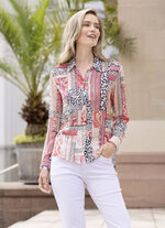 Blus med vacker design 