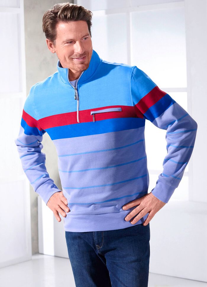 Troyer med dragkedja p&aring; br&ouml;stficka 