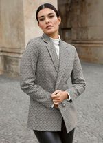 Kavaj med grafisk design 