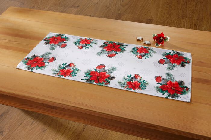 Bords- och rumsdekoration med s&ouml;ta r&ouml;dhaker 