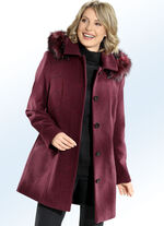 Jacka med avtagbar huva VIN, RÖD