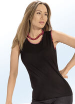 Charmigt 2-delat set med en rund hals 