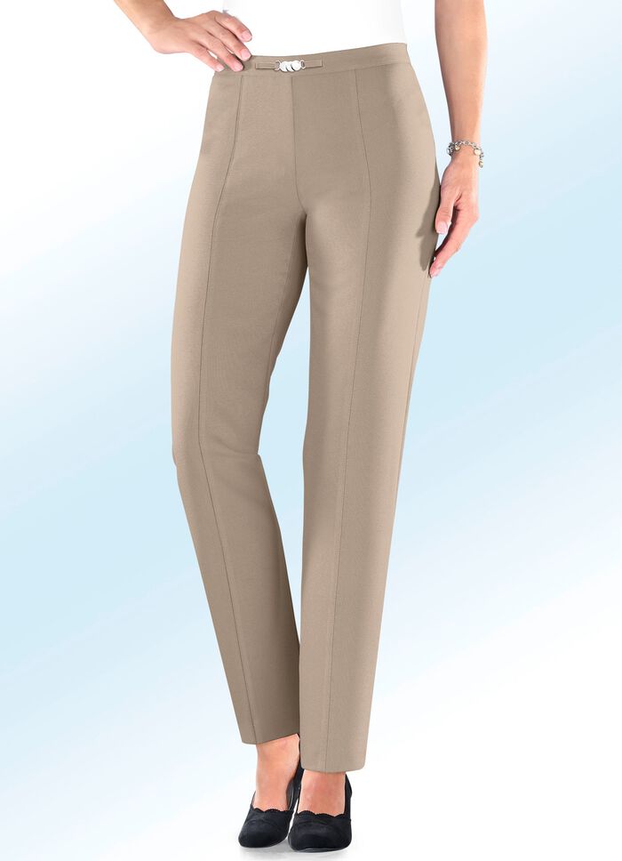 Byxor med elastisk midja bak 