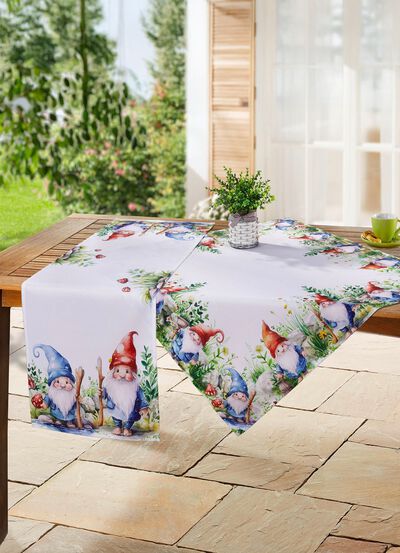 F&auml;rgglada bord- och rumsdekorationer 