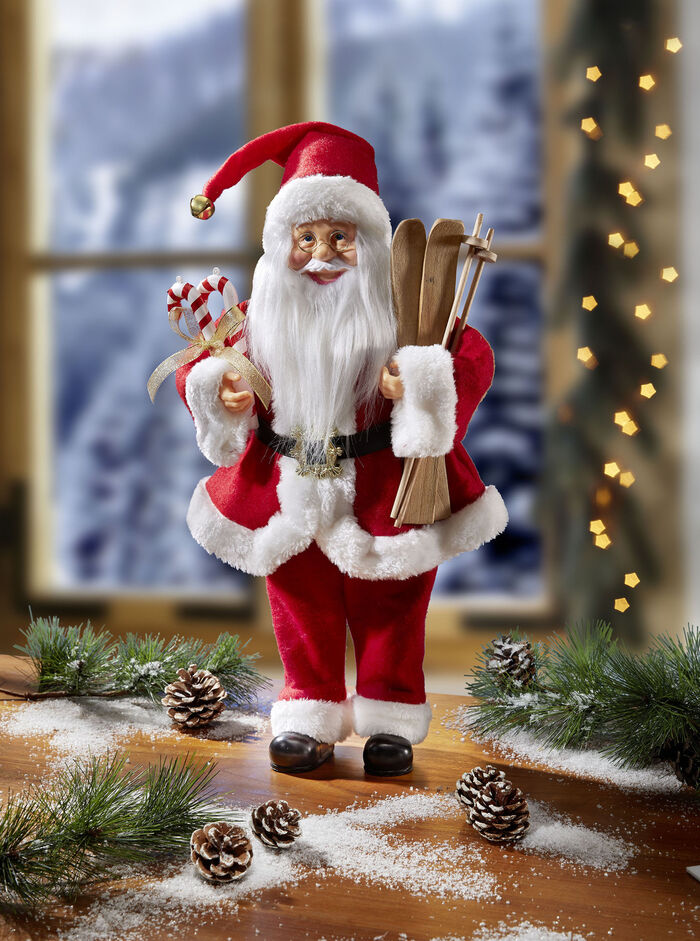 Jultomten med upprullningsteknik 