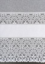 Blomsterf&ouml;nstergardin med universellt skenband 