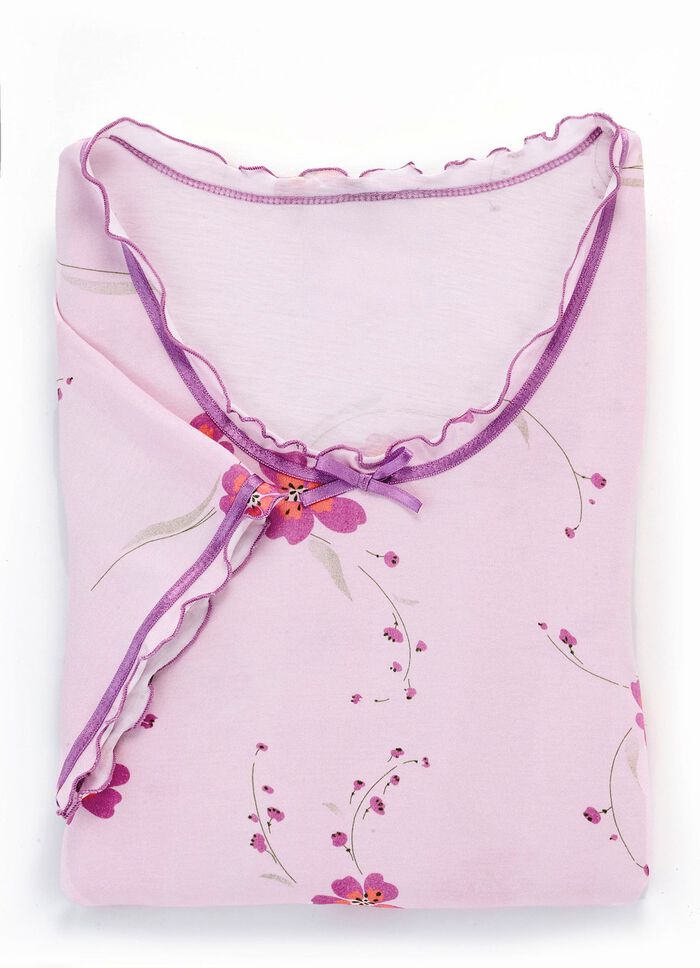 Nattlinne, kort &auml;rm med V-ringning 