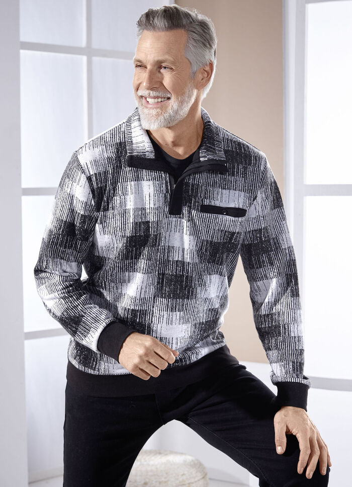 Troyer med knäppt bröstficka