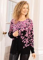 stickat tvillingset i finstickat 