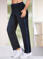 Casualbyxor med dragkedja MARINBL&Aring;