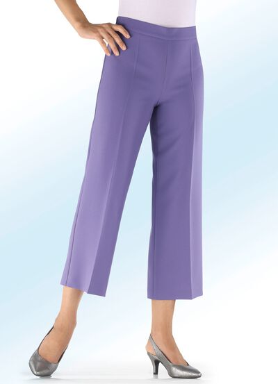 Byxor i moderiktig kort l&auml;ngd 