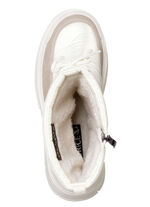 Caprice-st&ouml;vlar med skimrande textilmaterial P&Auml;RLVIT TAUPE