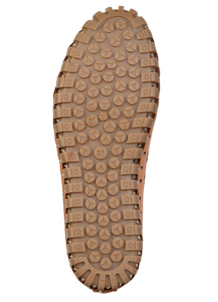 ELENA EDEN, somriga damballerinor, vidd G, med uttagbar fotb&auml;dd COGNAC