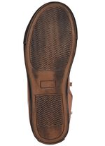 Andrea Conti, klassiska damst&ouml;vlar, vinterskor, med uttagbar fotb&auml;dd KONJAK