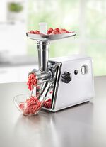 K&ouml;ttkvarn med blad i rostfritt st&aring;l 