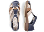 Rieker sandal i chic design MARIN BEIGE COGNAC