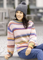 Kraftig stickad tröja 