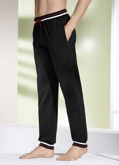 Byxor med ribbade muddar, , large