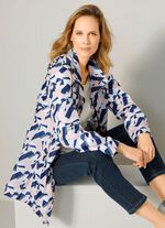 Funktionell jacka med grafiskt tryck 