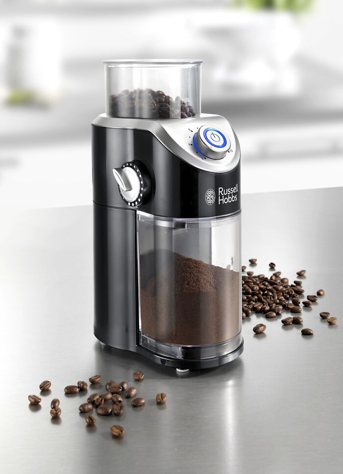 Russell Hobbs elektrisk kaffekvarn med skivkvarn, 