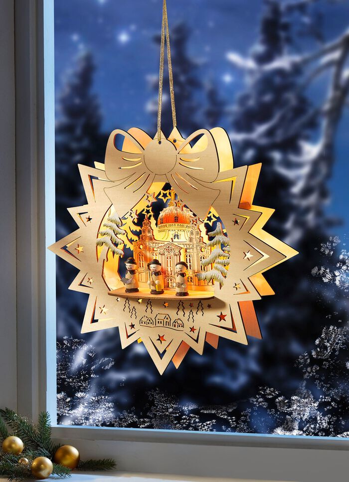 Upplyst f&ouml;nsterbild, batteridriven 