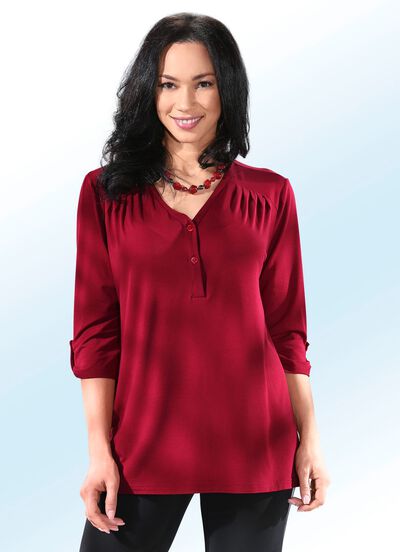 V-ringad skjorta i 2 f&auml;rger 