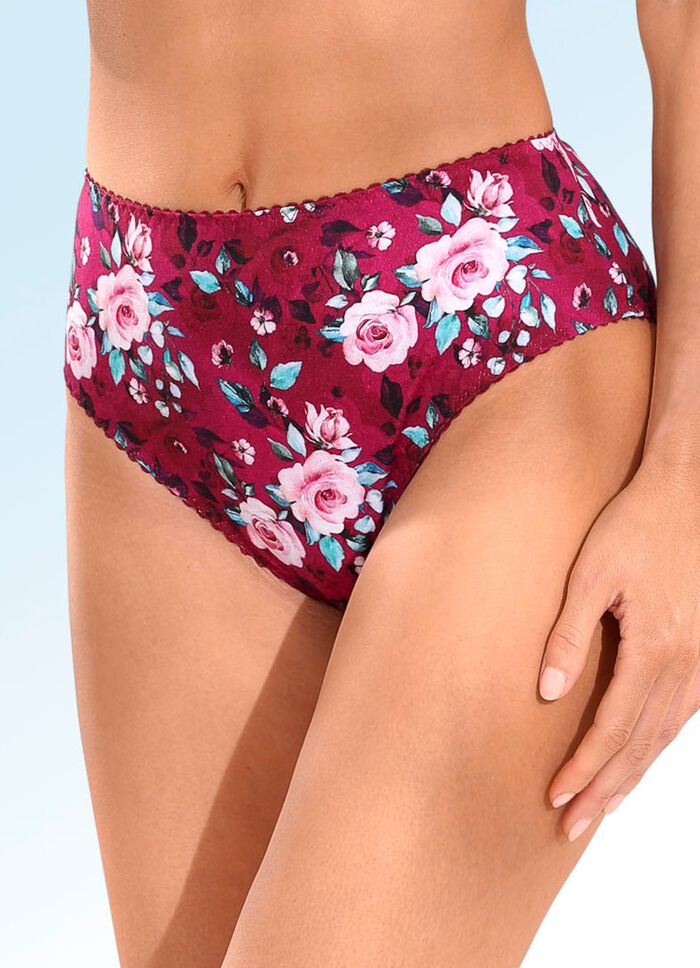 Tv&aring; paket trosor med en harmonisk blommig design 