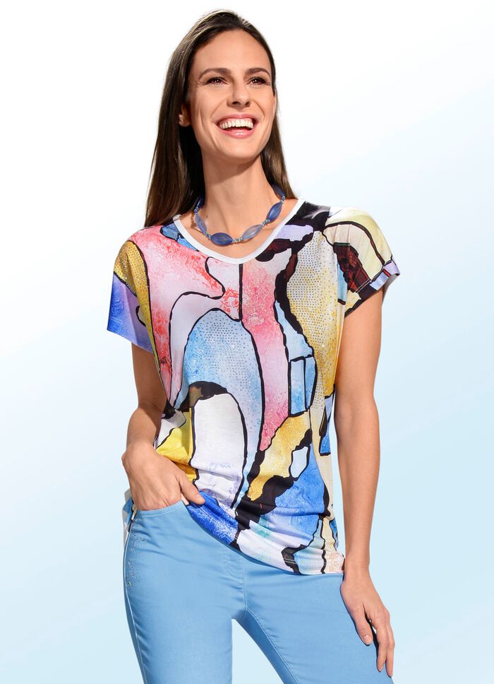 Underbar skjorta med &ouml;verlappande axlar 