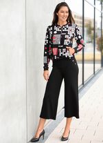 Culottes med dekorativa knappar 