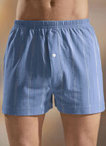 Boxershorts i fyrpack, med gylf, enfärgat randigt, 
