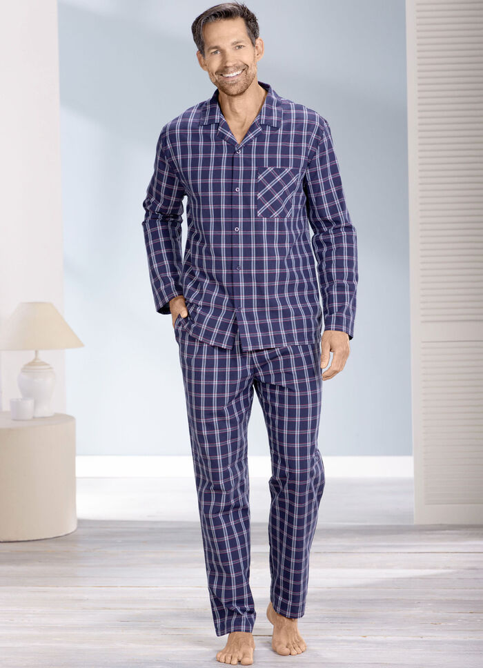 Comte v&auml;vd pyjamas med kn&auml;ppt topp 