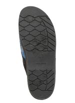 Tofflor av rutigt textilmaterial BL&Aring;GR&Aring;