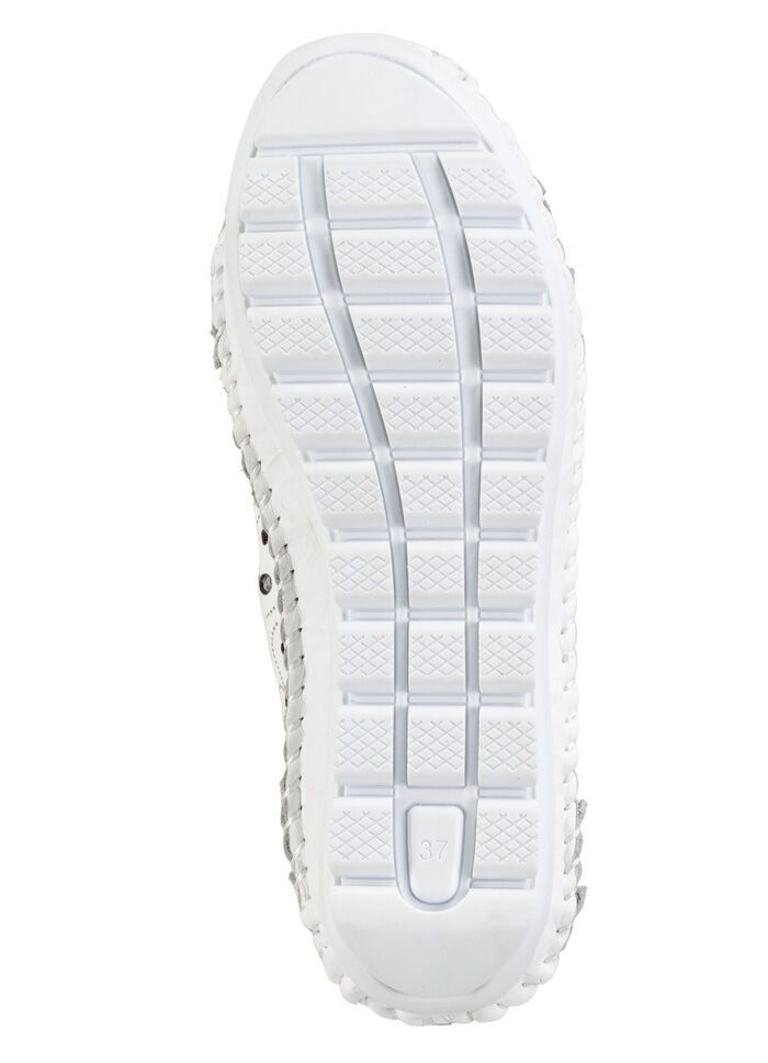 Gemini bootie med skrynklig struktur VIT