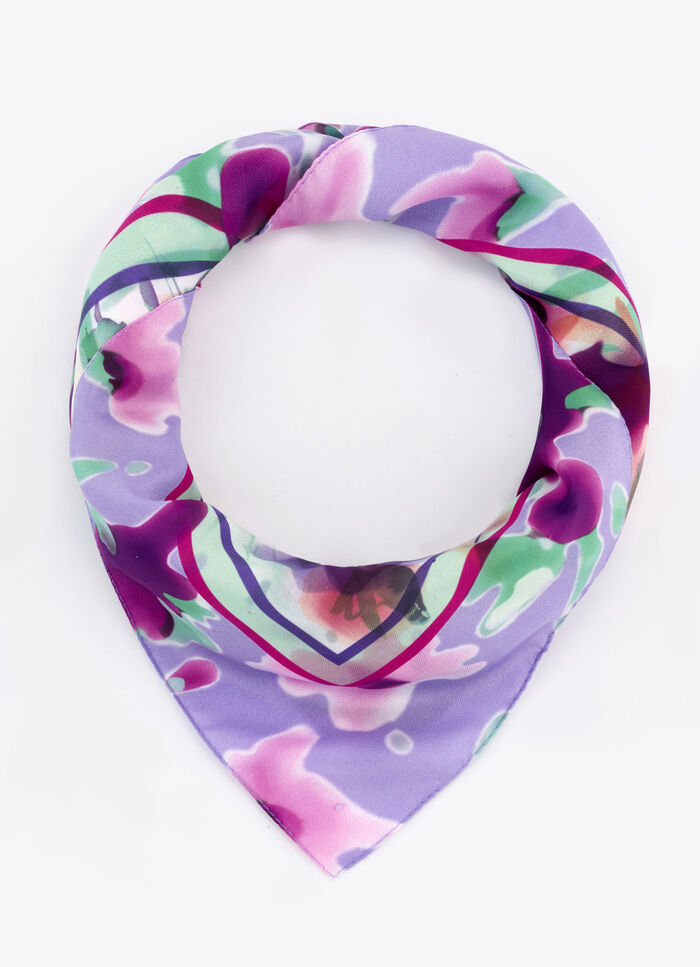 Nicki handduk med fantasiblommadesign 