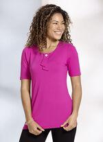 Skjorta med dekorativ knapp 