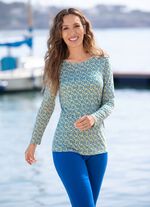 Skjorta med helt&auml;ckande tryck 