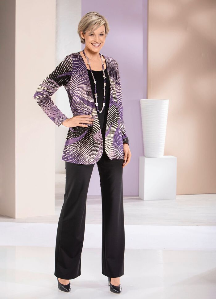 Skjorta i jacka-look 