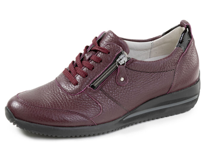 Waldläufer, lätta damsneakers, bredd H, med uttagbar fotbädd, 