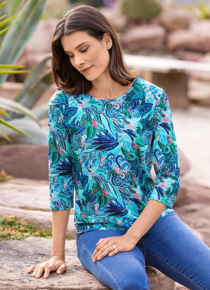 Skjorta med helt&auml;ckande design 