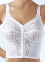 Susa bh i l&aring;ng modell, med kn&auml;ppning framtill VIT