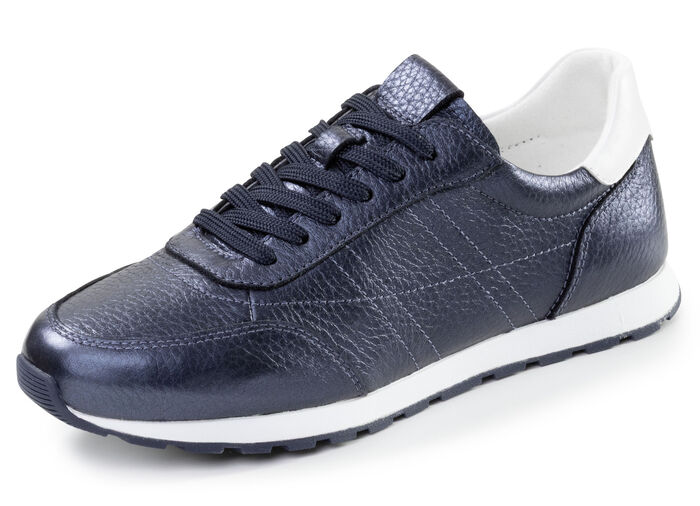 ELENA EDEN, bekv&auml;ma damsneakers, vidd G, med uttagbar fotb&auml;dd MARINE