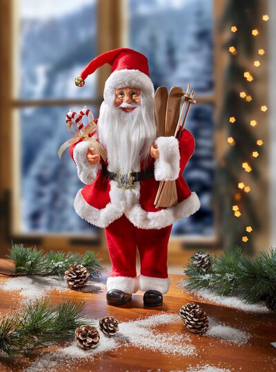 Jultomten med upprullningsteknik 