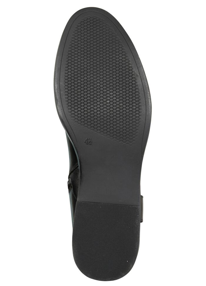 ELENA EDEN, trendiga damst&ouml;vlar, vinterskor, vidd G, med dragkedja SVART